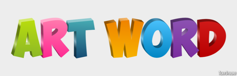 Art Word Text Effect
