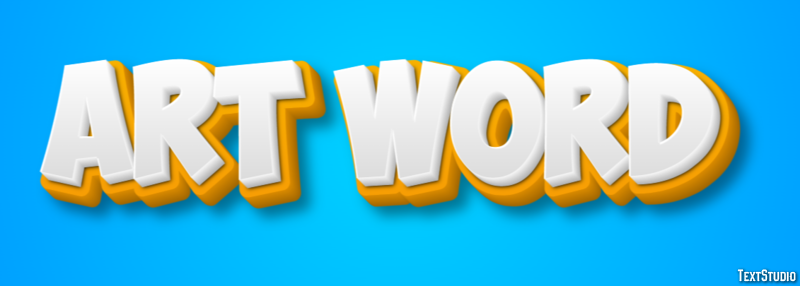 Art Word Text Effect