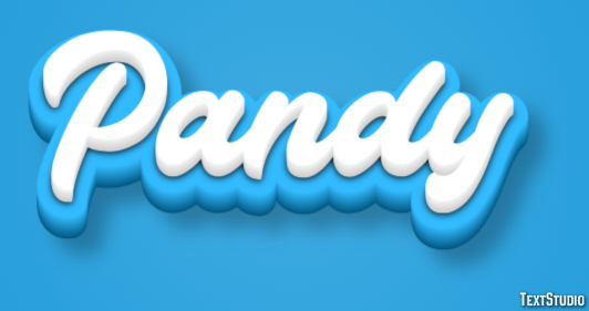 Pandy Efecto de Texto