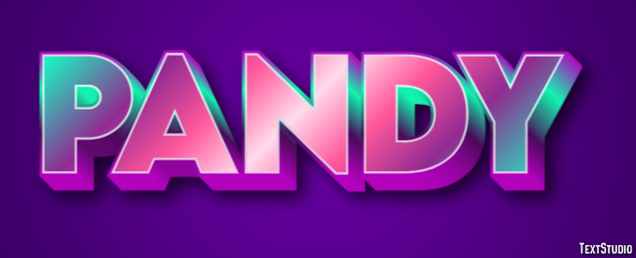 Pandy Efecto de Texto