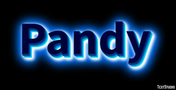 Pandy Efecto de Texto