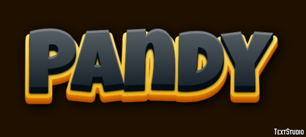 Pandy Efecto de Texto