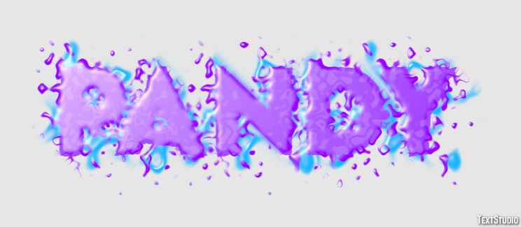 Pandy Efecto de Texto