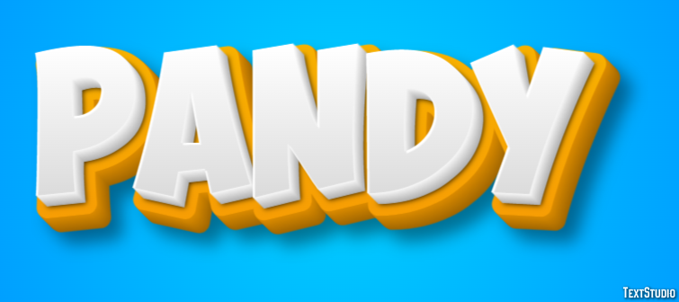 Pandy Efecto de Texto
