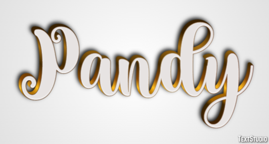 Pandy Efecto de Texto