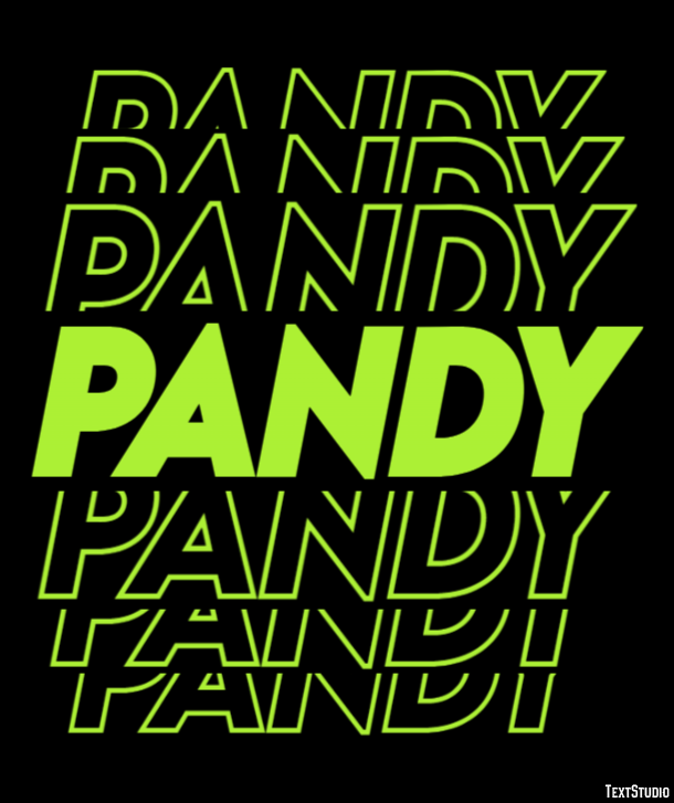 Pandy Efecto de Texto