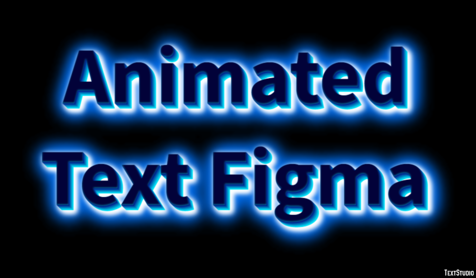 Animated Text Figma Text Effect
