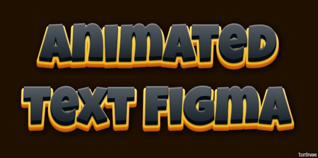 Animated Text Figma Text Effect