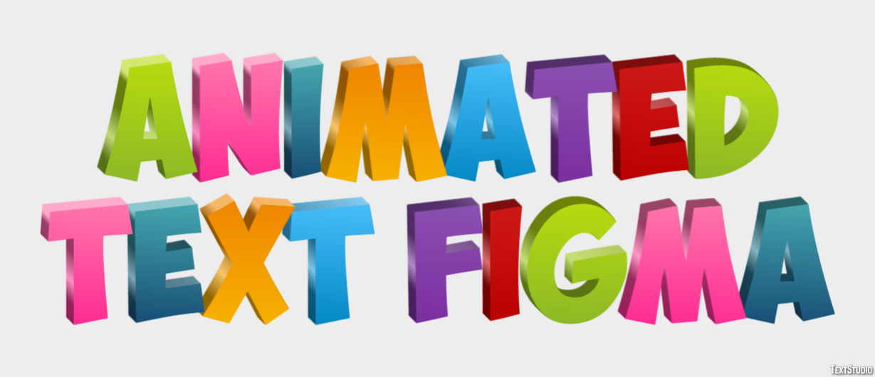 Animated Text Figma Text Effect