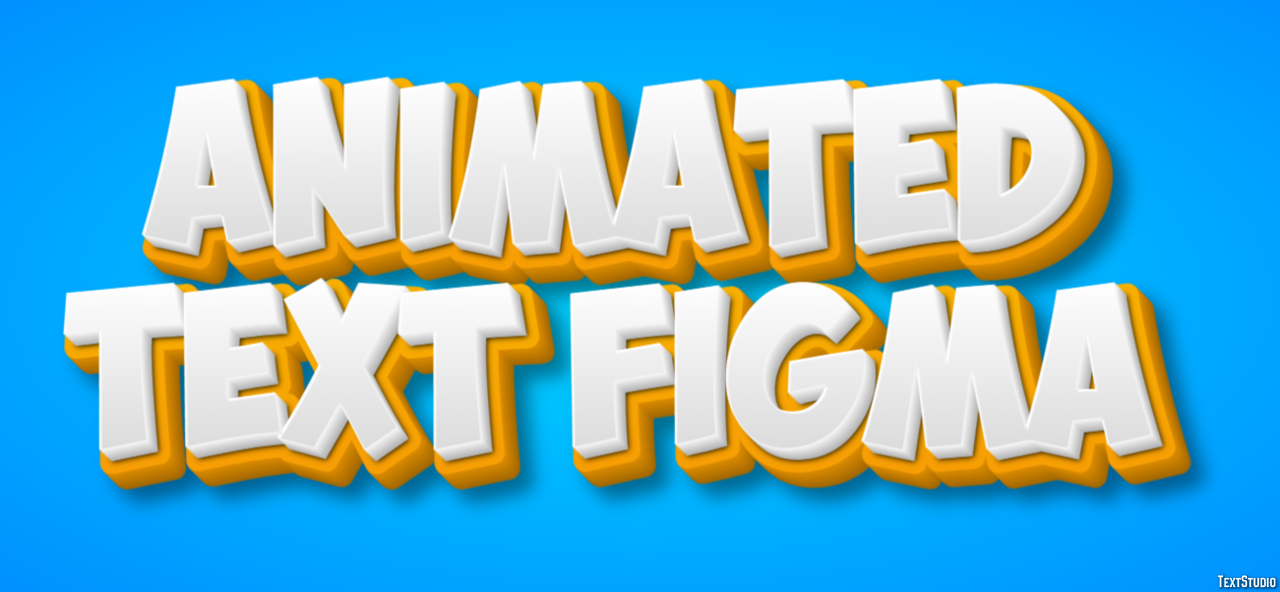Animated Text Figma Text Effect