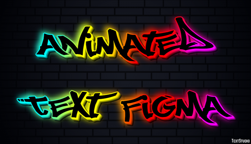 Animated Text Figma Text Effect