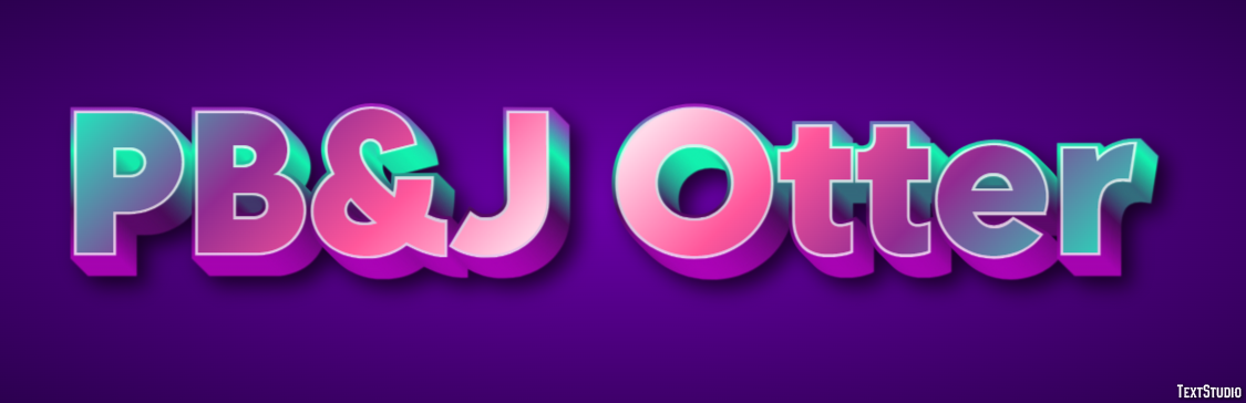 PB&J Otter Text effect