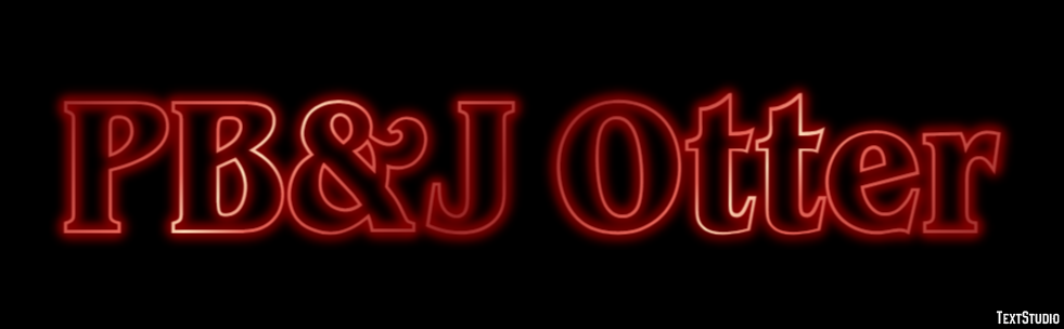 PB&J Otter Text effect