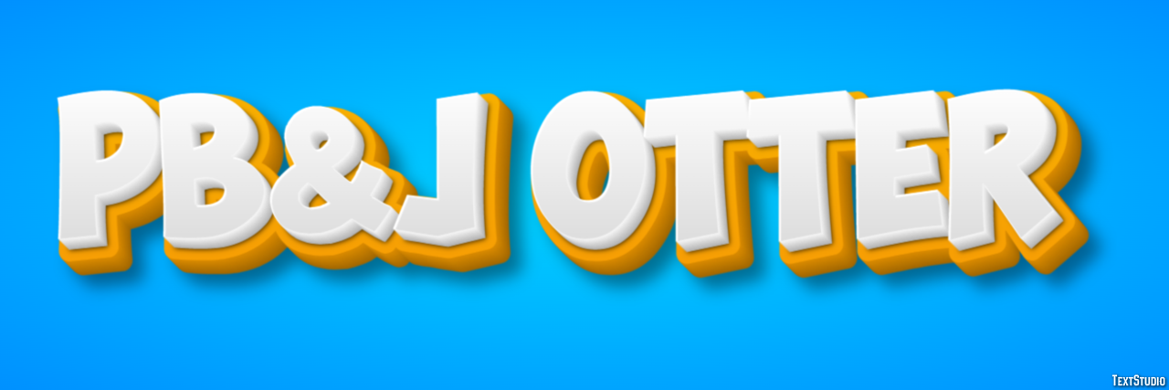 PB&J Otter Text effect