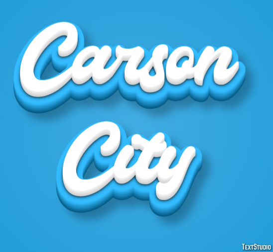 Carson City Efekt tekstowy