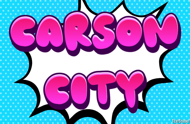 Carson City Efekt tekstowy
