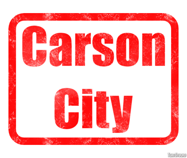 Carson City Efecto de Texto