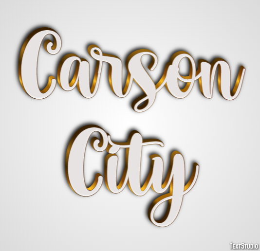 Carson City Efekt tekstowy