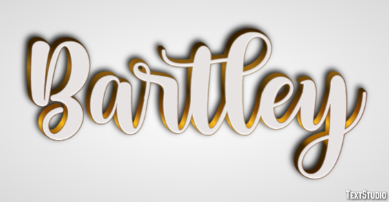 Bartley Text effect