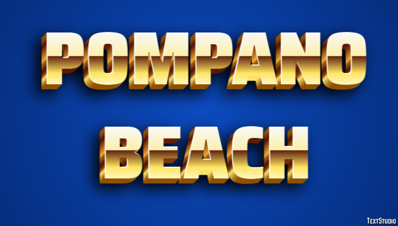 Pompano Beach Efekt tekstowy
