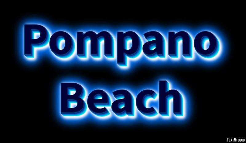 Pompano Beach Efekt tekstowy
