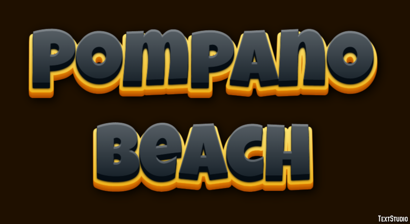 Pompano Beach Efekt tekstowy