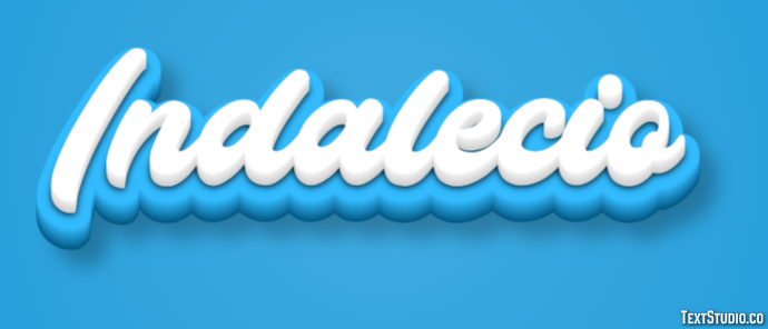 Indalecio Efecto de Texto
