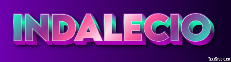 Indalecio Efecto de Texto