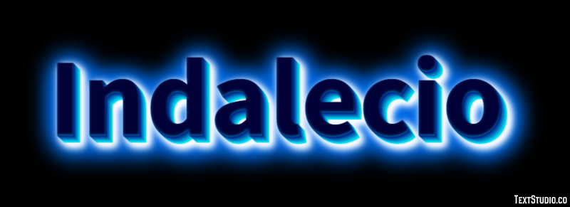 Indalecio Efecto de texto