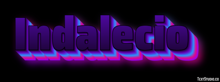 Indalecio Efecto de texto