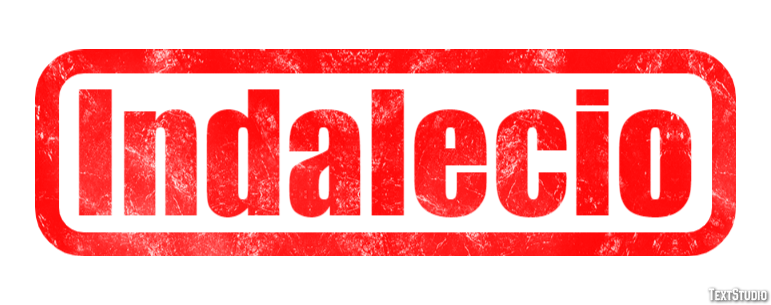 Indalecio Efecto de texto