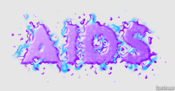 AIDS Text Effect