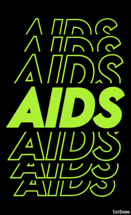AIDS Text Effect
