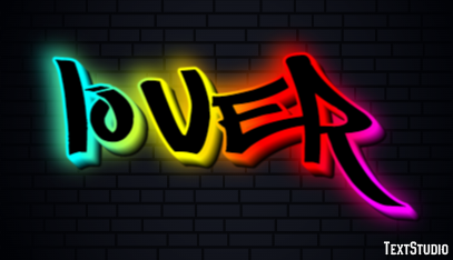 Lover Efecto de Texto