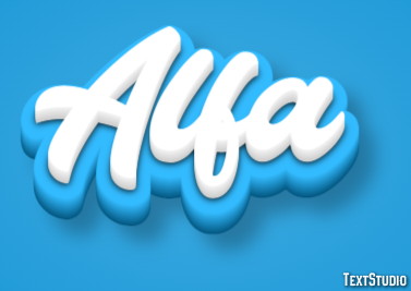Alfa Text Effect