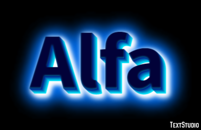 Alfa Text Effect