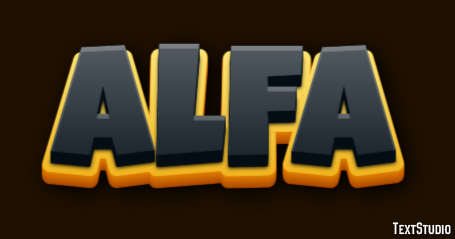 Alfa Text Effect
