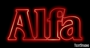 Alfa Text Effect