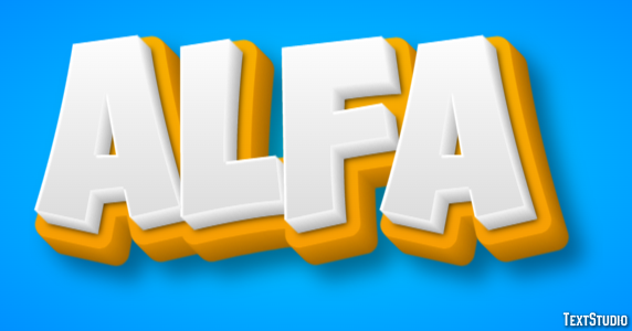 Alfa Text Effect