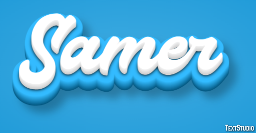 Samer Texteffekt