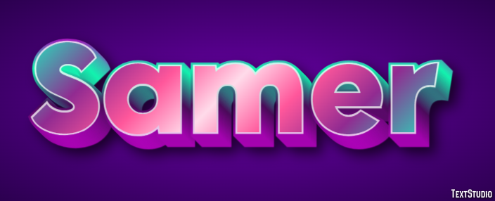 Samer Texteffekt