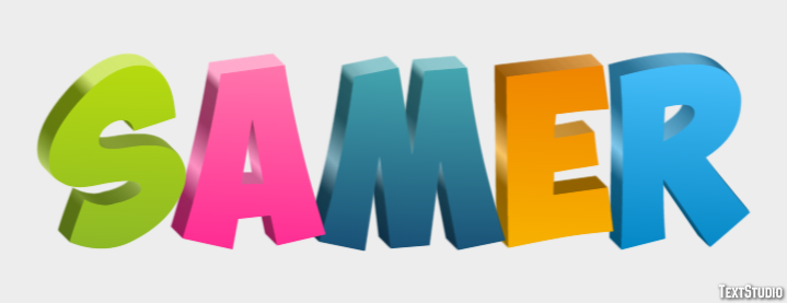 Samer Texteffekt