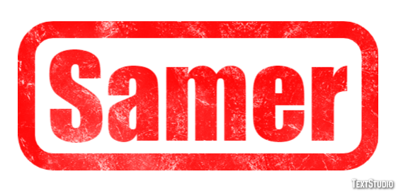 Samer Texteffekt