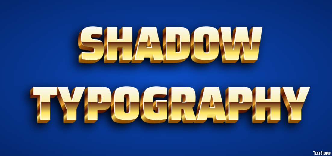 Shadow Typography Effetto testo