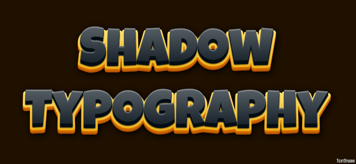 Shadow Typography Effetto testo
