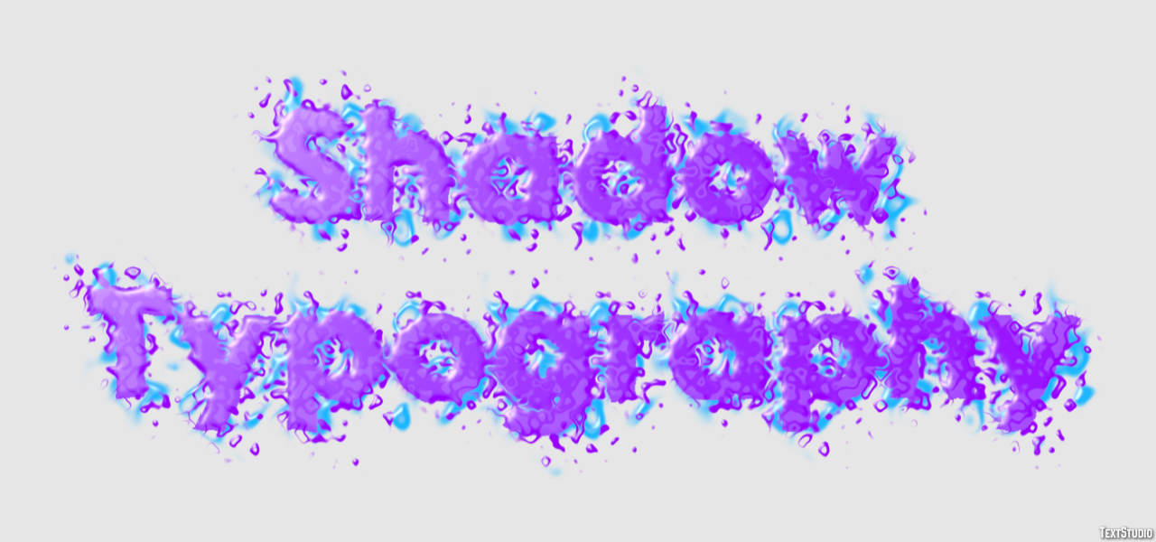 Shadow Typography Metin Efekti