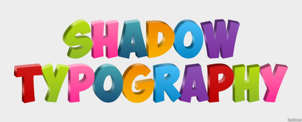Shadow Typography Texteffekt