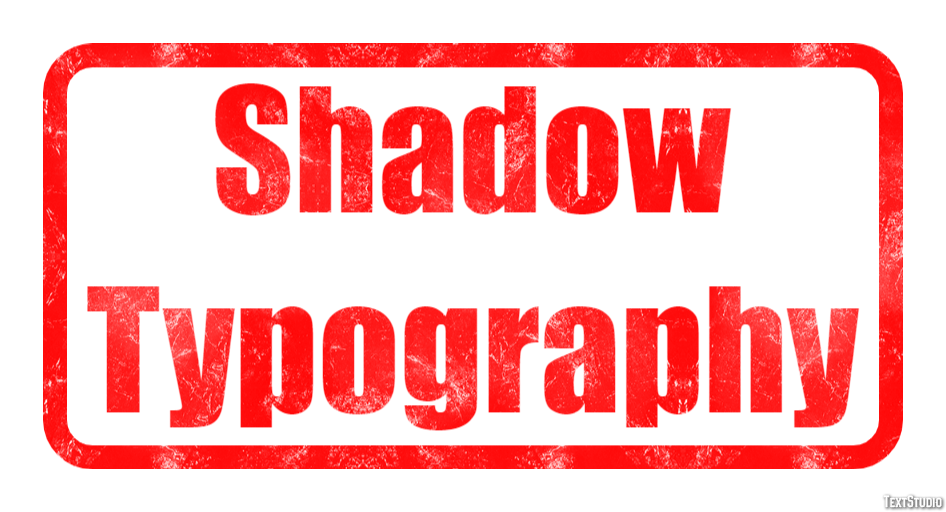 Shadow Typography Effetto testo