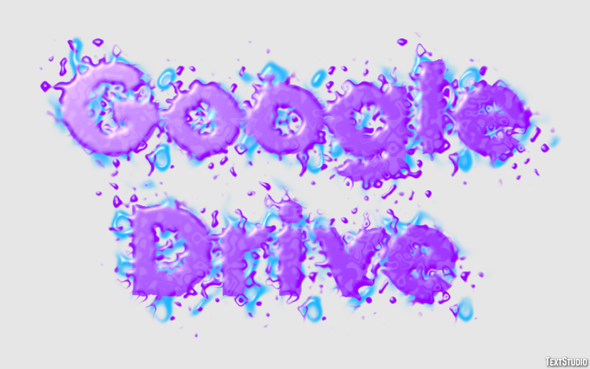 Google Drive Text Effect
