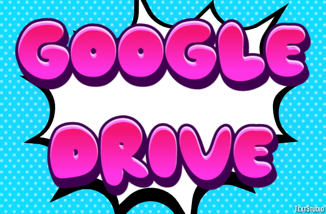 Google Drive Text Effect